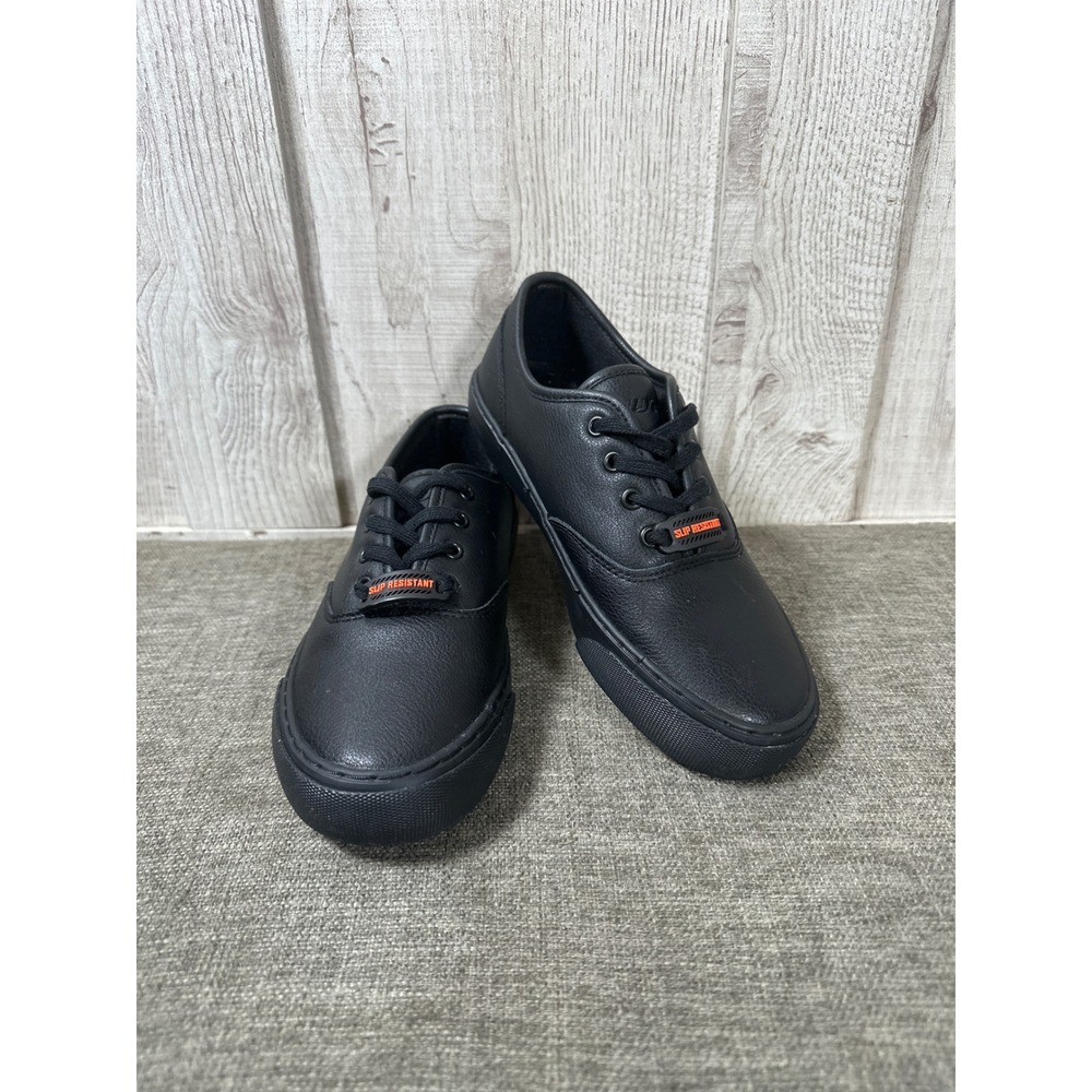 Lugz Pro-Tech Women 6.5 Black Leather Slip Resistant Work Sneakers WLEARSRL-001